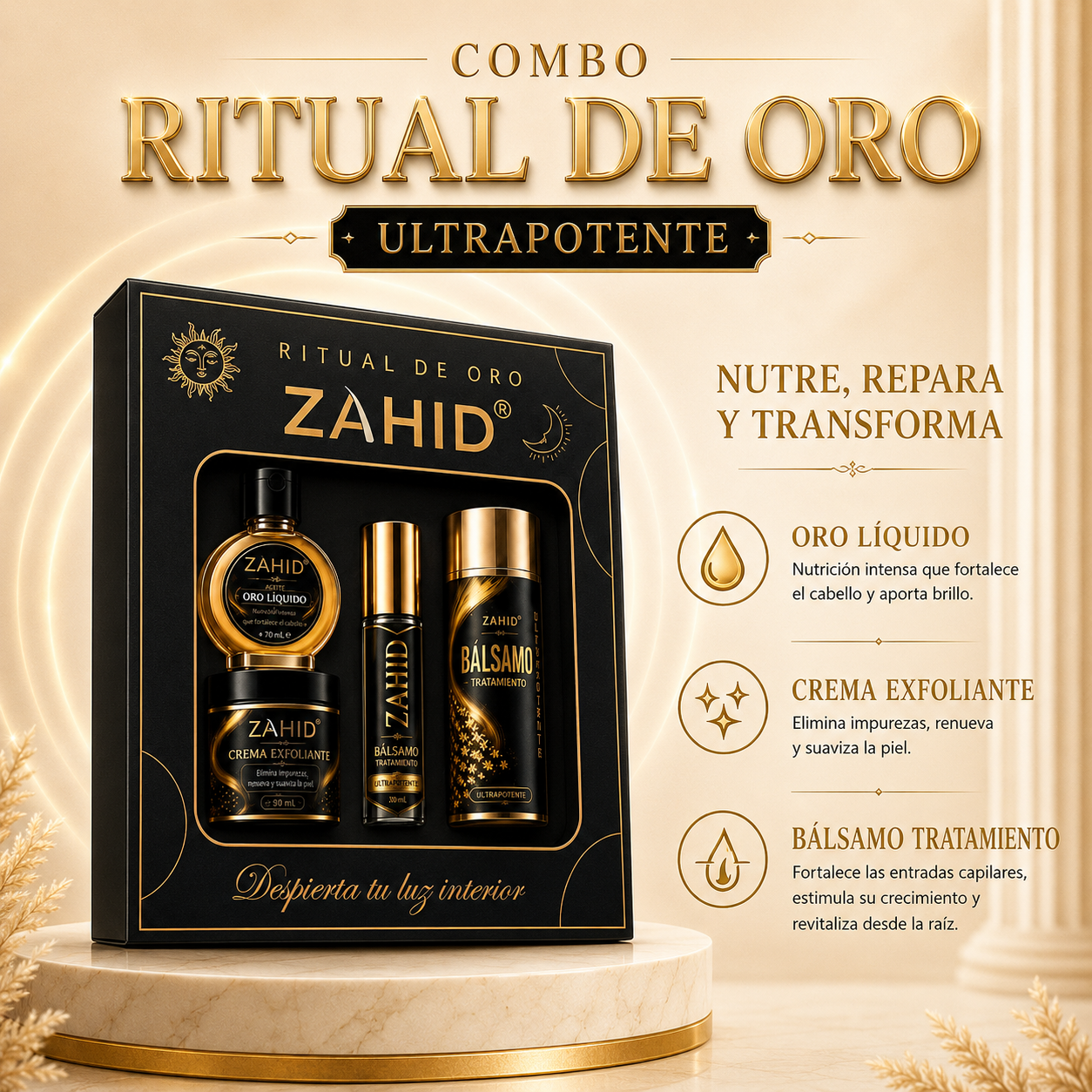 COMBO RITUAL DE ORO ZAHID